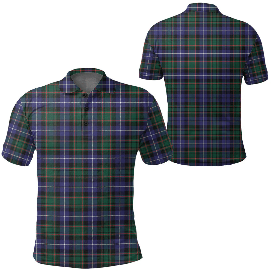 MacRae Hunting Modern Tartan Plaid Polo Shirt