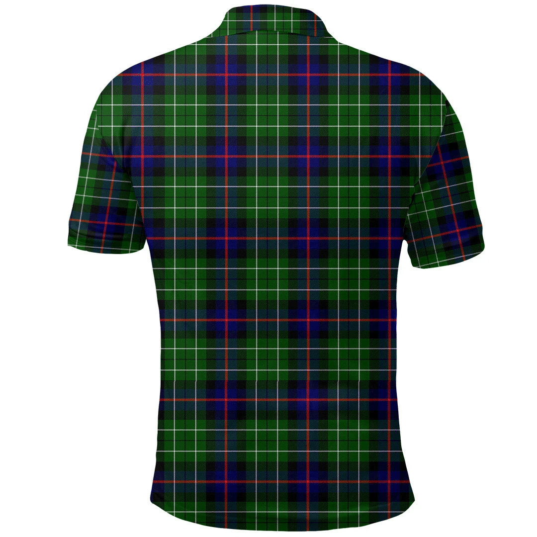 Leslie Hunting Ancient Tartan Plaid Polo Shirt