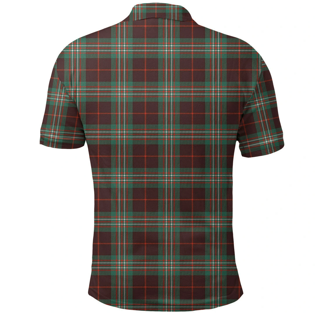 SCOTT BROWN ANCIENT Tartan Plaid Polo Shirt