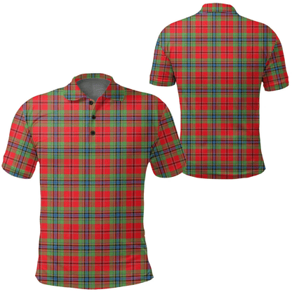 MacLean of Duart Modern Tartan Plaid Polo Shirt