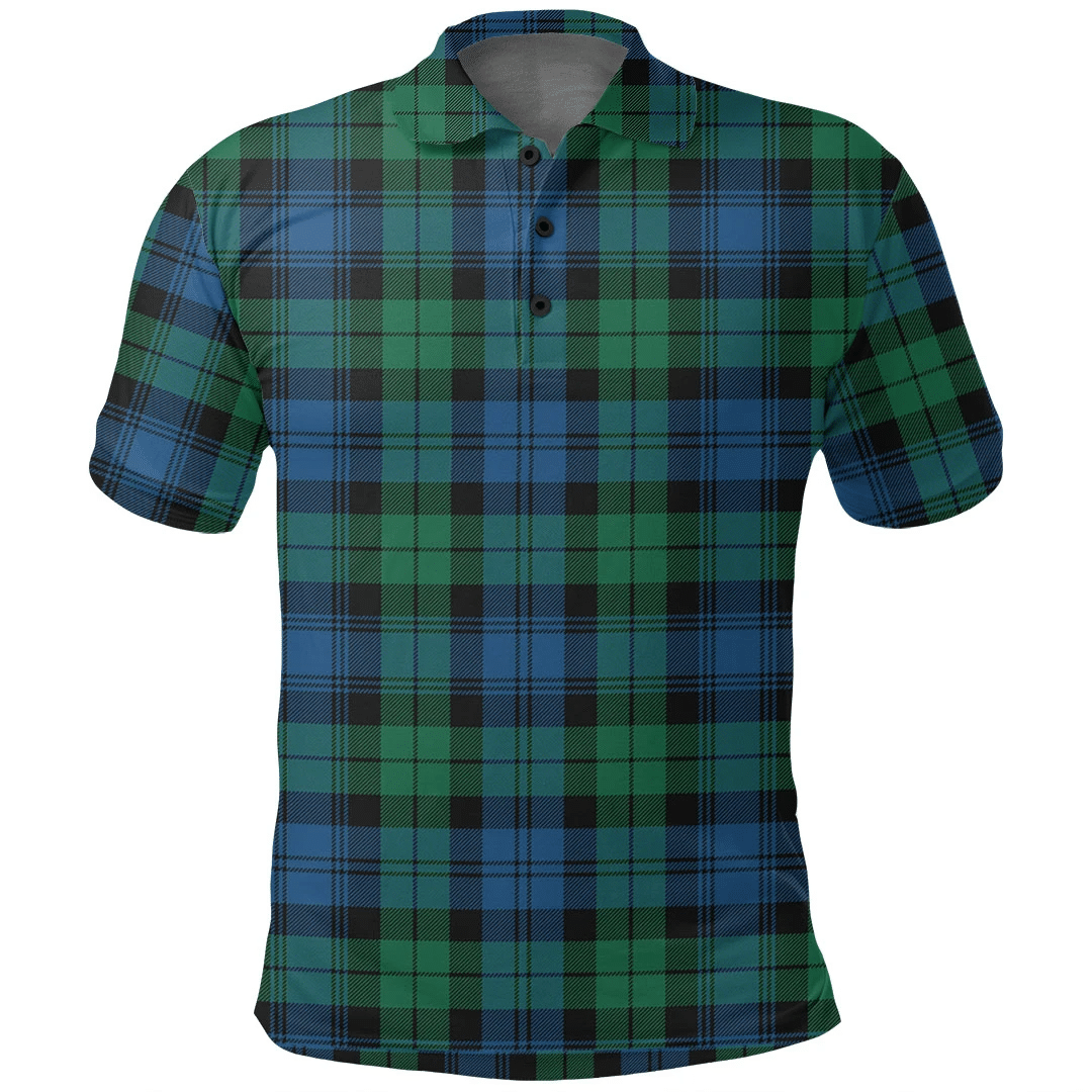 Blackwatch Ancient Tartan Plaid Polo Shirt