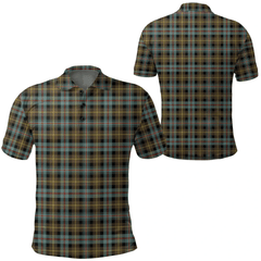 Farquharson Weathered Tartan Plaid Polo Shirt