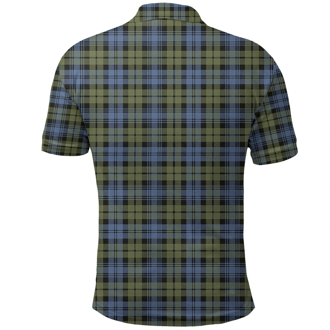 Campbell Faded Tartan Plaid Polo Shirt