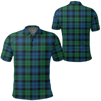 Blackwatch Ancient Tartan Plaid Polo Shirt