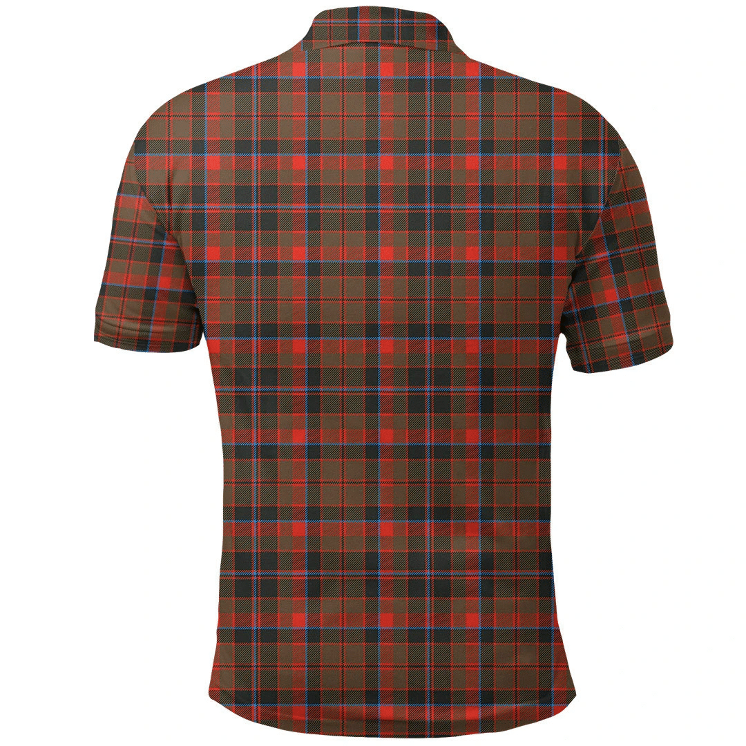Cumming Hunting Weathered Tartan Plaid Polo Shirt