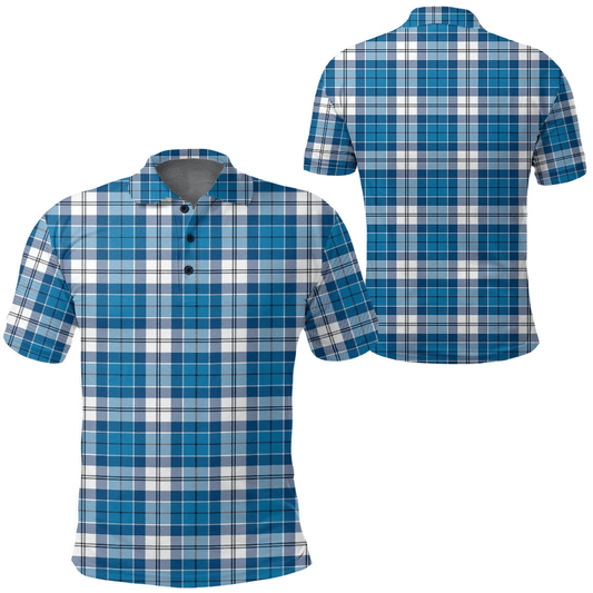 Roberton Tartan Plaid Polo Shirt