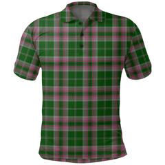 Gray Tartan Plaid Polo Shirt