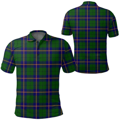 Carmichael Modern Tartan Plaid Polo Shirt