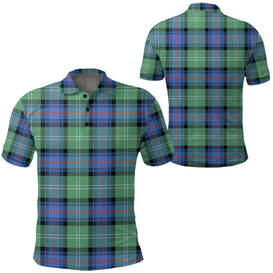 Sutherland Old Ancient Tartan Plaid Polo Shirt