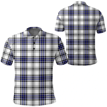 Hannay Modern Tartan Plaid Polo Shirt