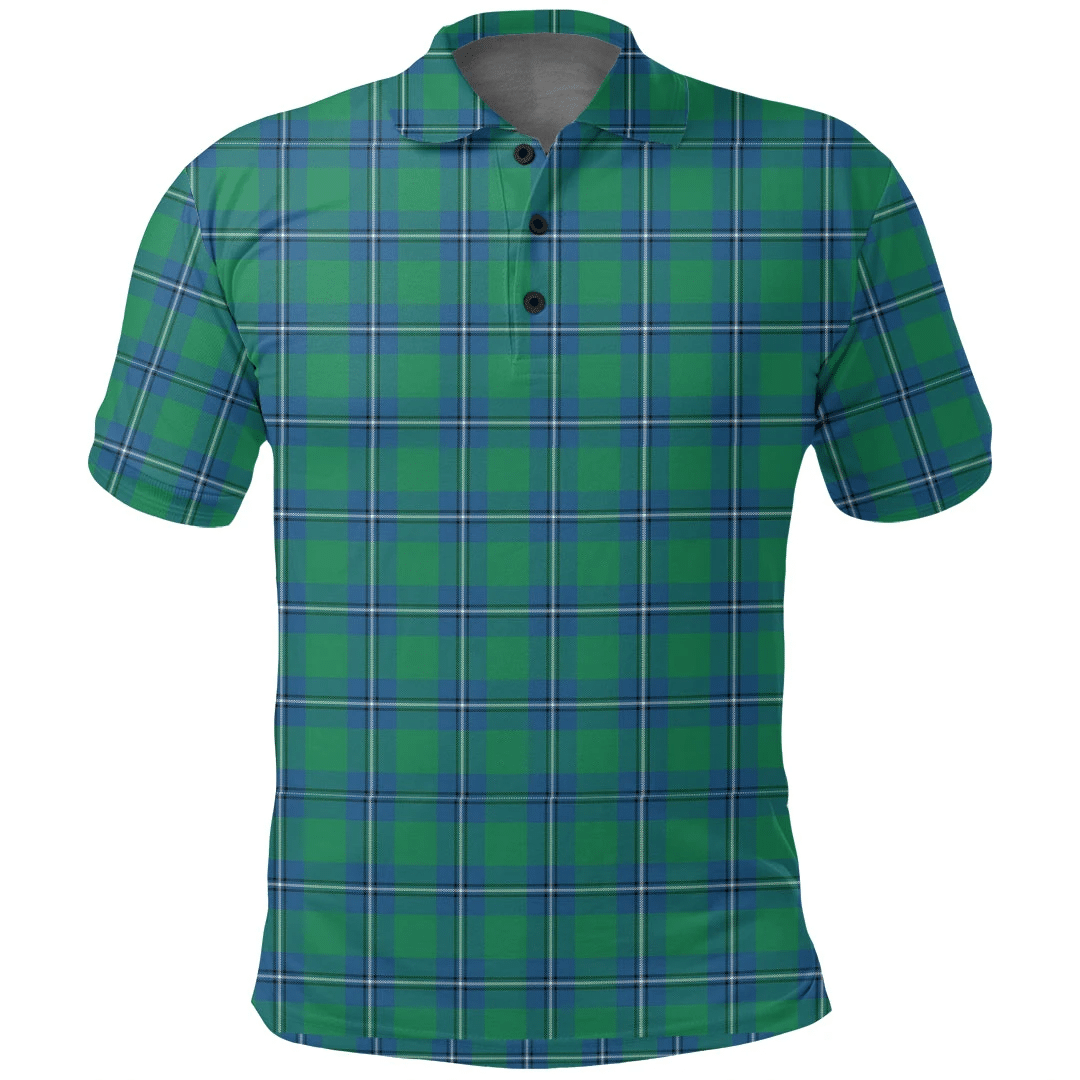 Irvine Ancient Tartan Plaid Polo Shirt