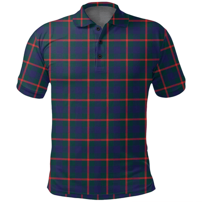 Agnew Modern Tartan Plaid Polo Shirt