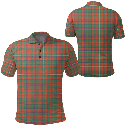 MacKinnon Ancient Tartan Plaid Polo Shirt