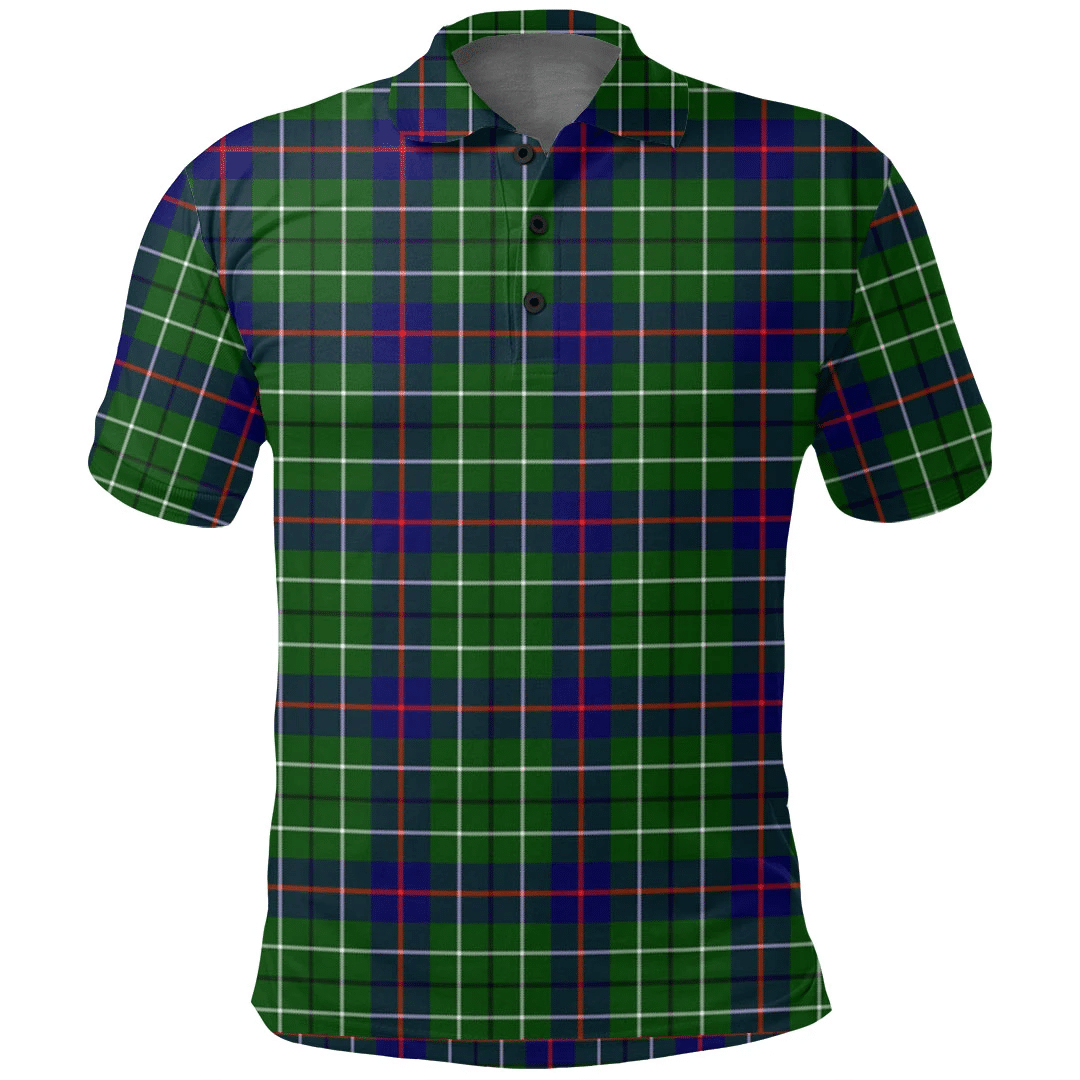 Duncan Modern Tartan Plaid Polo Shirt