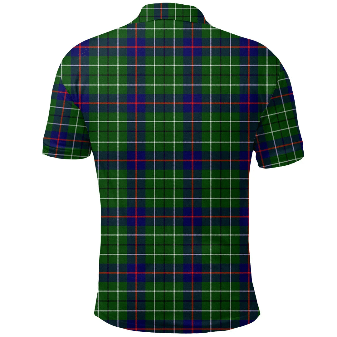 Duncan Modern Tartan Plaid Polo Shirt