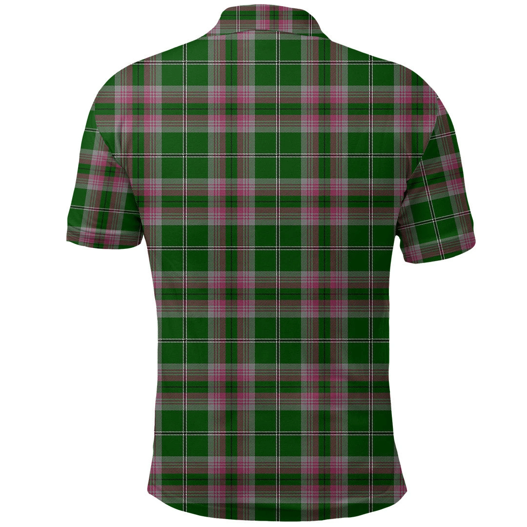 Gray Tartan Plaid Polo Shirt