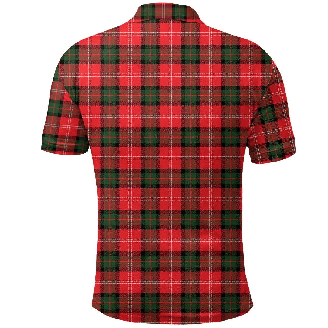 Nesbitt Modern Tartan Plaid Polo Shirt