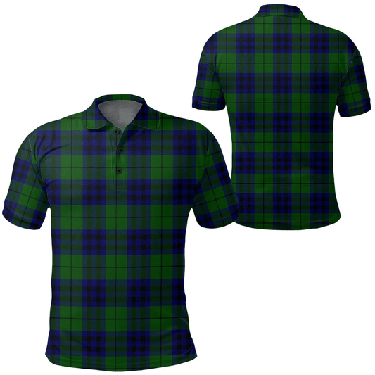 Keith Modern Tartan Plaid Polo Shirt