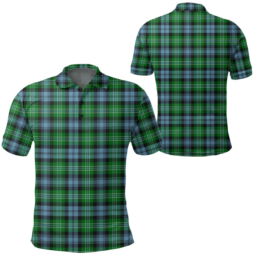 Arbuthnot Ancient Tartan Plaid Polo Shirt