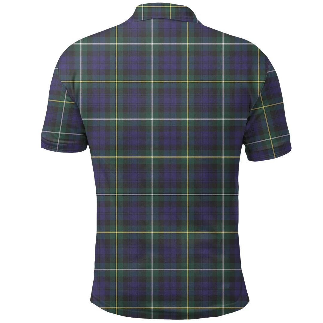 Campbell Argyll Modern Tartan Plaid Polo Shirt