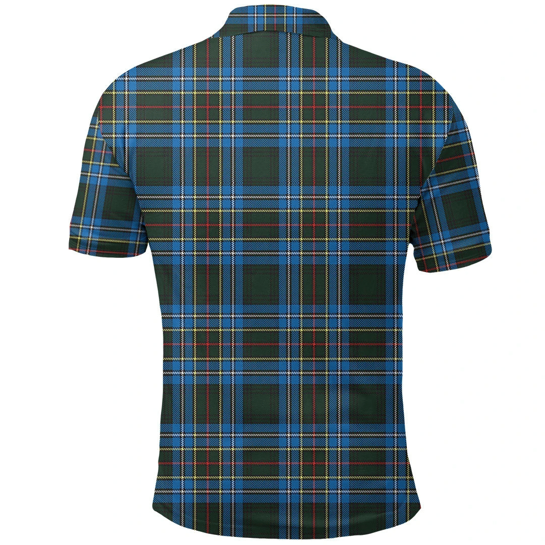 Cockburn Modern Tartan Plaid Polo Shirt