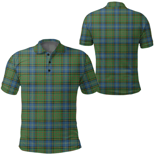 MacMillan Hunting Ancient Tartan Plaid Polo Shirt