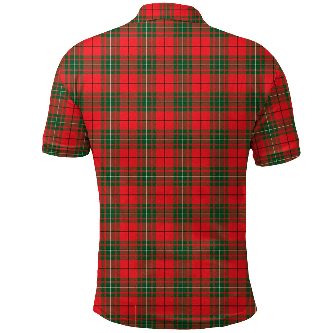 MacAulay Modern Tartan Plaid Polo Shirt