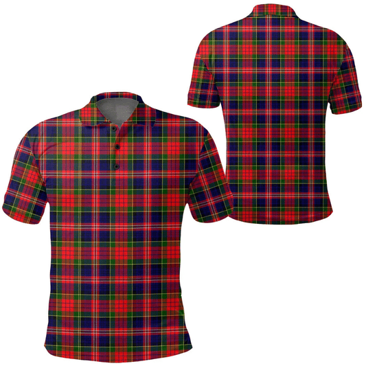 MacPherson Modern Tartan Plaid Polo Shirt