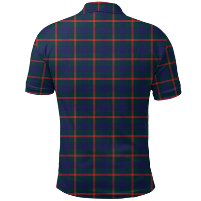 Agnew Modern Tartan Plaid Polo Shirt