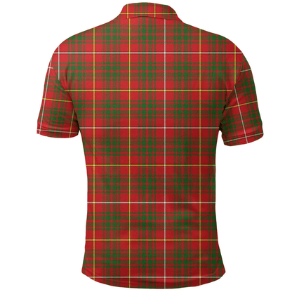 Bruce Modern Tartan Plaid Polo Shirt