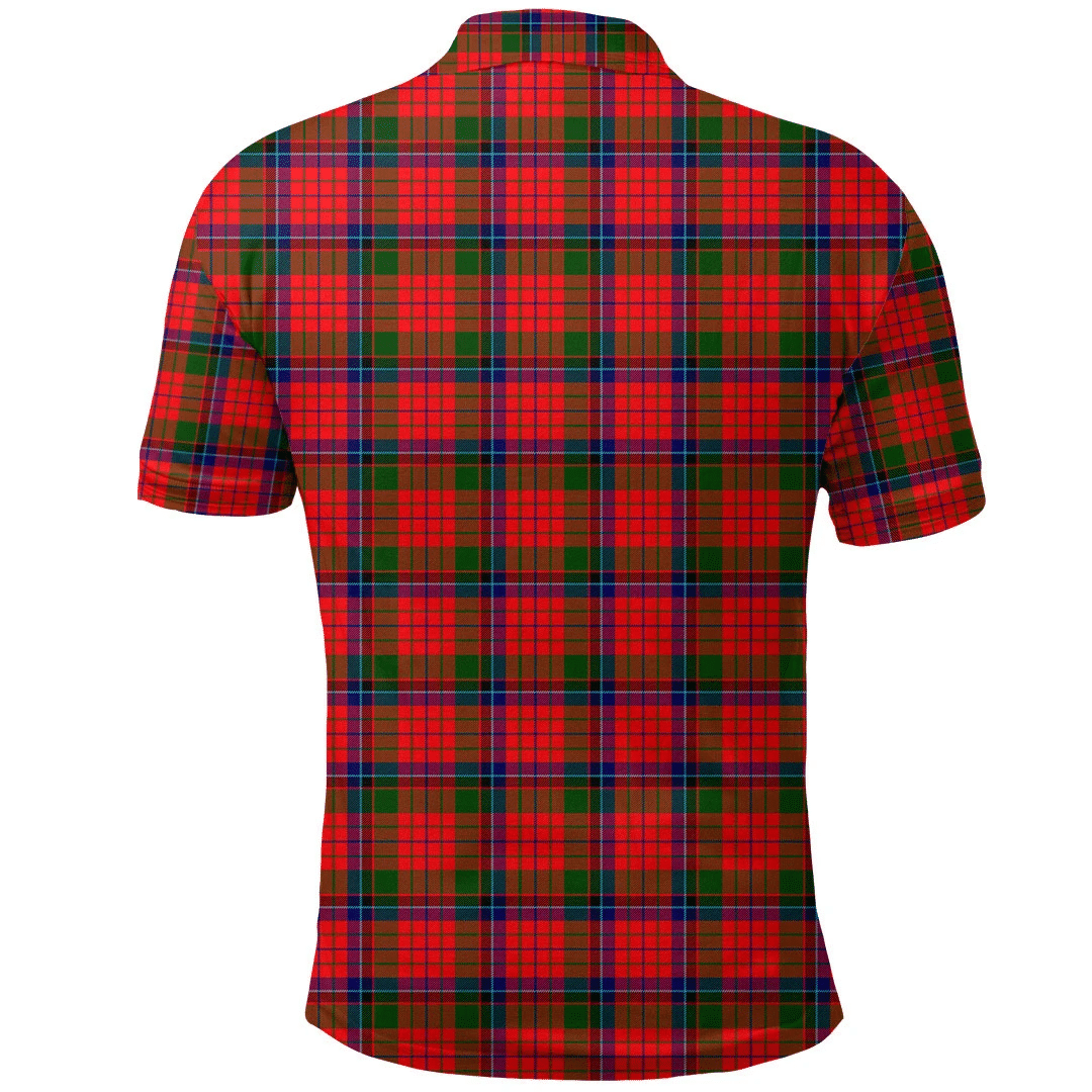 Nicolson Modern Tartan Plaid Polo Shirt