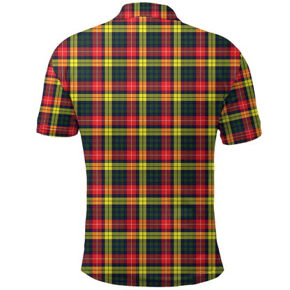 Buchanan Modern Tartan Plaid Polo Shirt