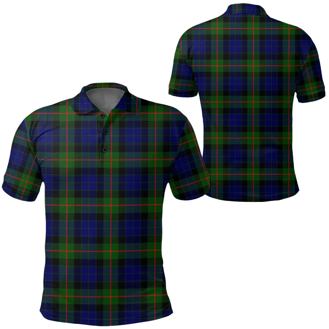 Gunn Modern Tartan Plaid Polo Shirt