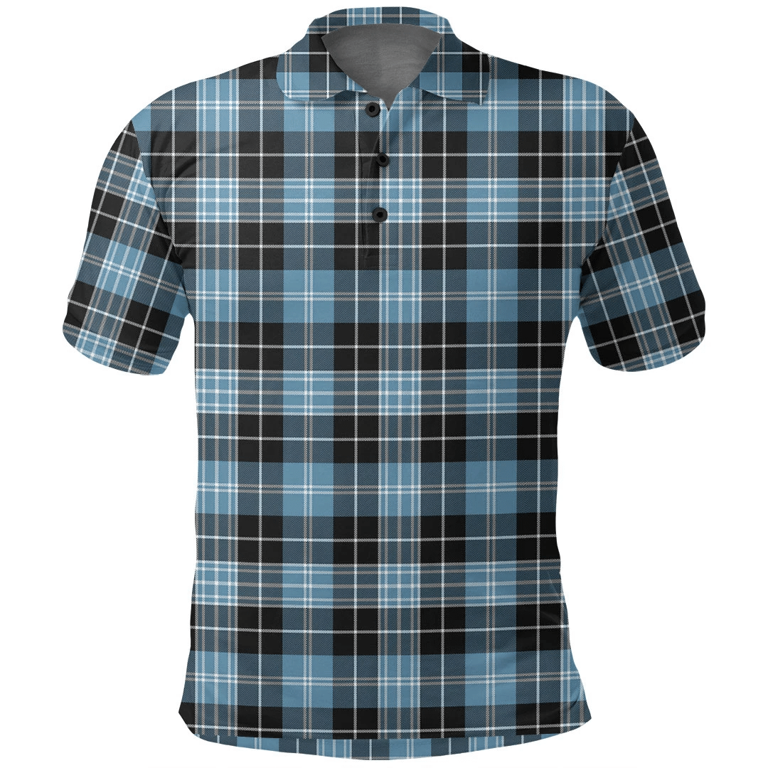 Clark Ancient Tartan Plaid Polo Shirt