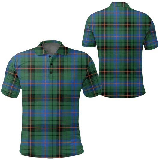 Davidson Ancient Tartan Plaid Polo Shirt