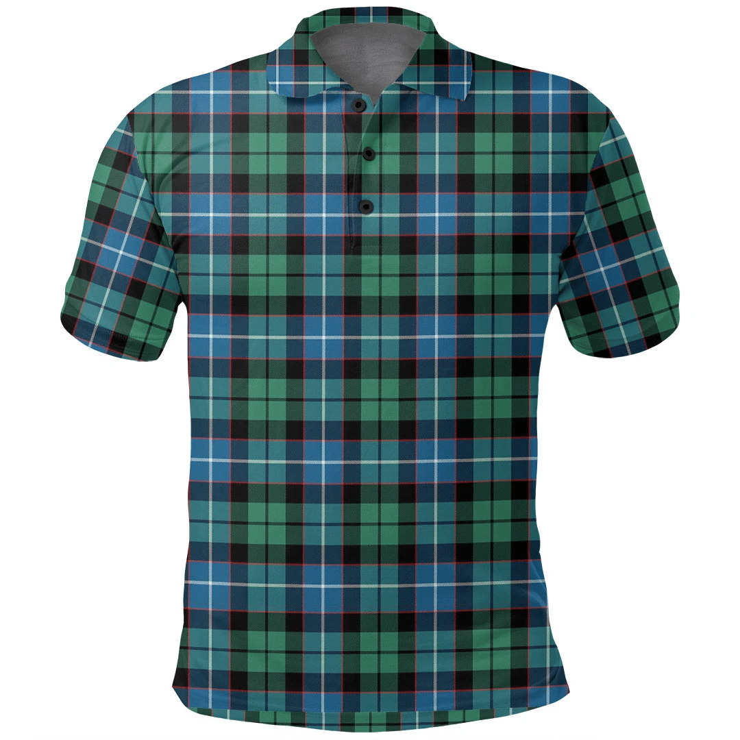 Galbraith Ancient Tartan Plaid Polo Shirt