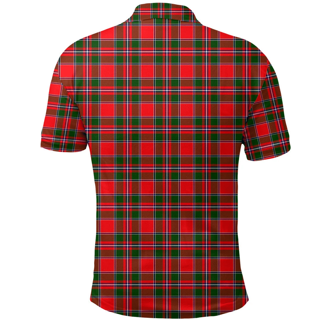 Spens Modern Tartan Plaid Polo Shirt