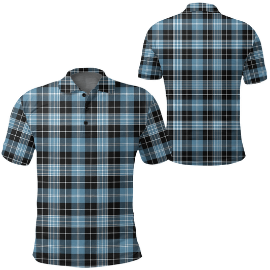 Clark Ancient Tartan Plaid Polo Shirt