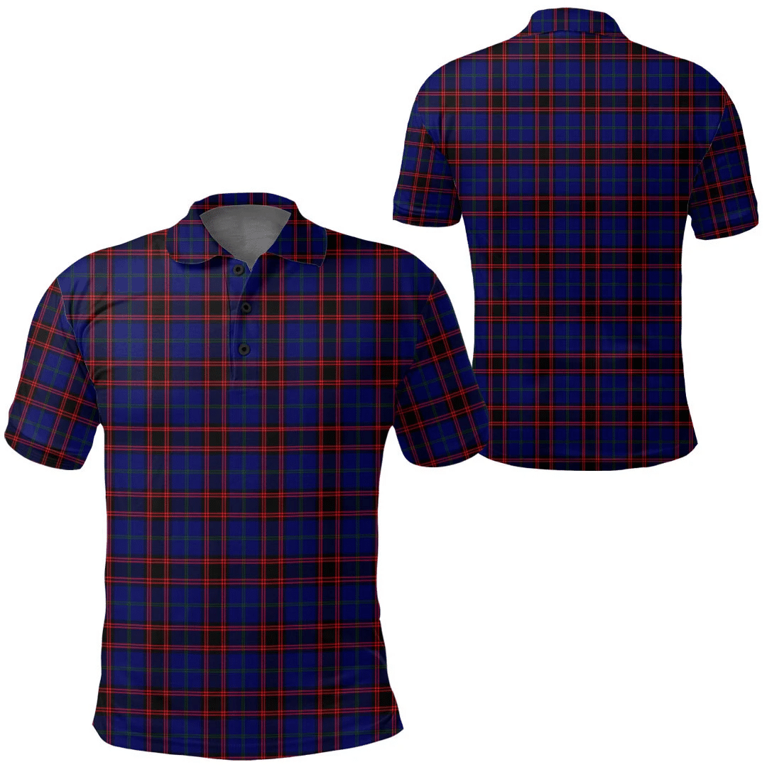 Home Modern Tartan Plaid Polo Shirt