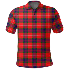 Fraser Modern Tartan Plaid Polo Shirt