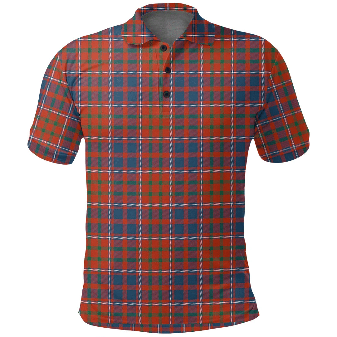 Cameron of Lochiel Ancient Tartan Plaid Polo Shirt