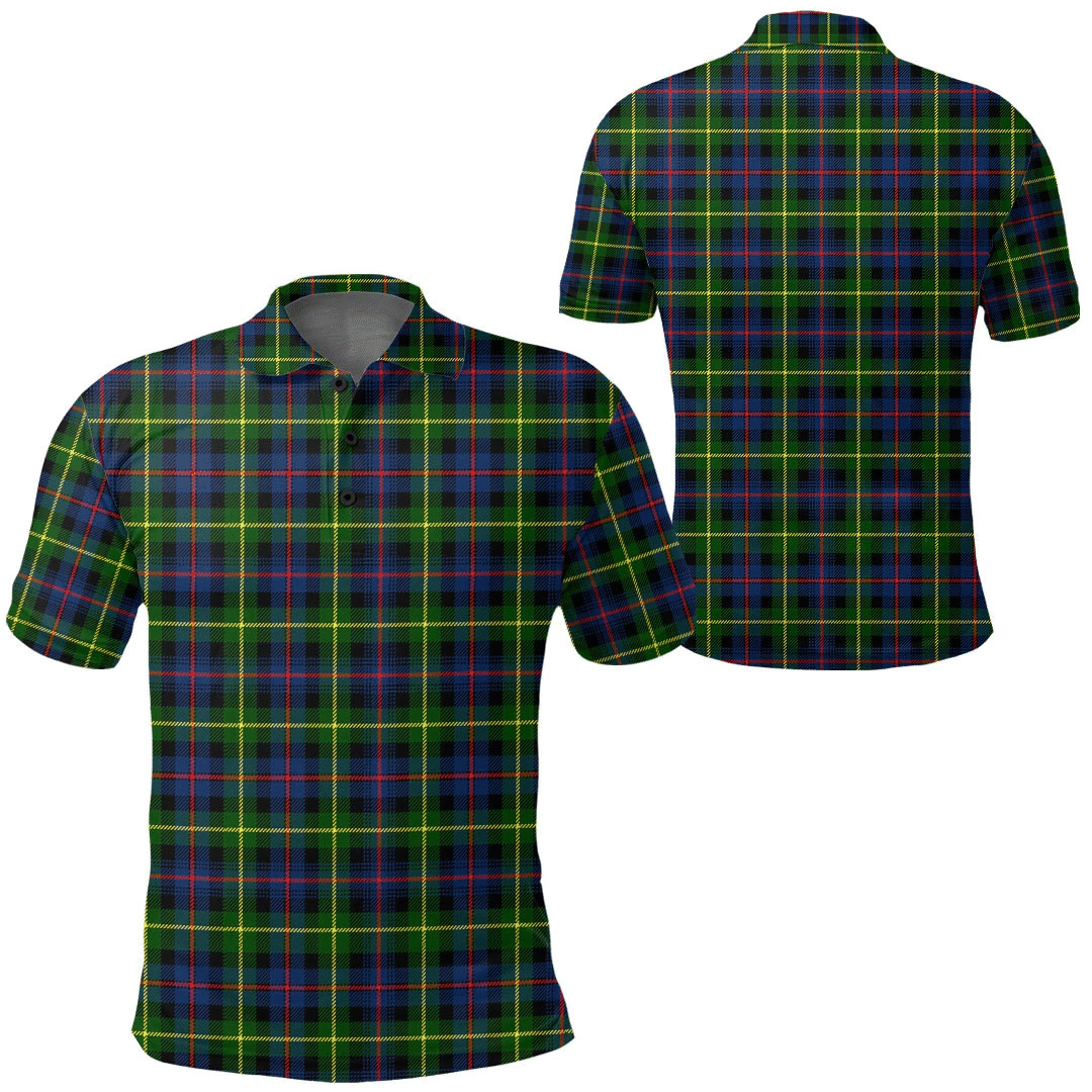 Farquharson Modern Tartan Plaid Polo Shirt