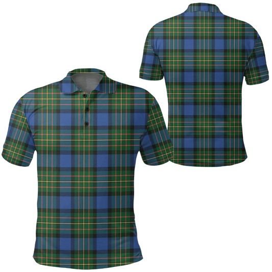 MacLaren Ancient Tartan Plaid Polo Shirt