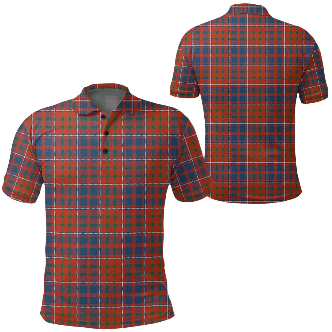 Cameron of Lochiel Ancient Tartan Plaid Polo Shirt