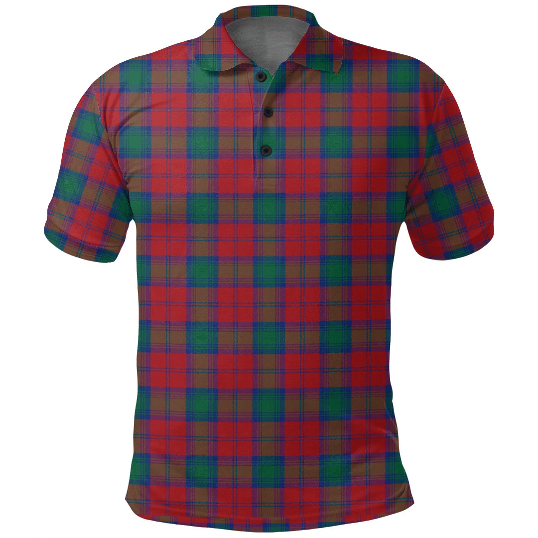 Lindsay Modern Tartan Plaid Polo Shirt