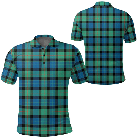 Gunn Ancient Tartan Plaid Polo Shirt