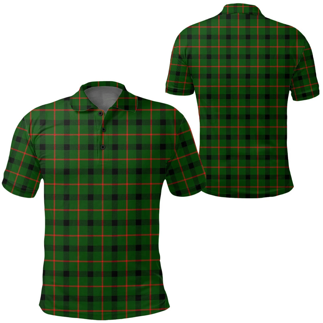 Kincaid Modern Tartan Plaid Polo Shirt