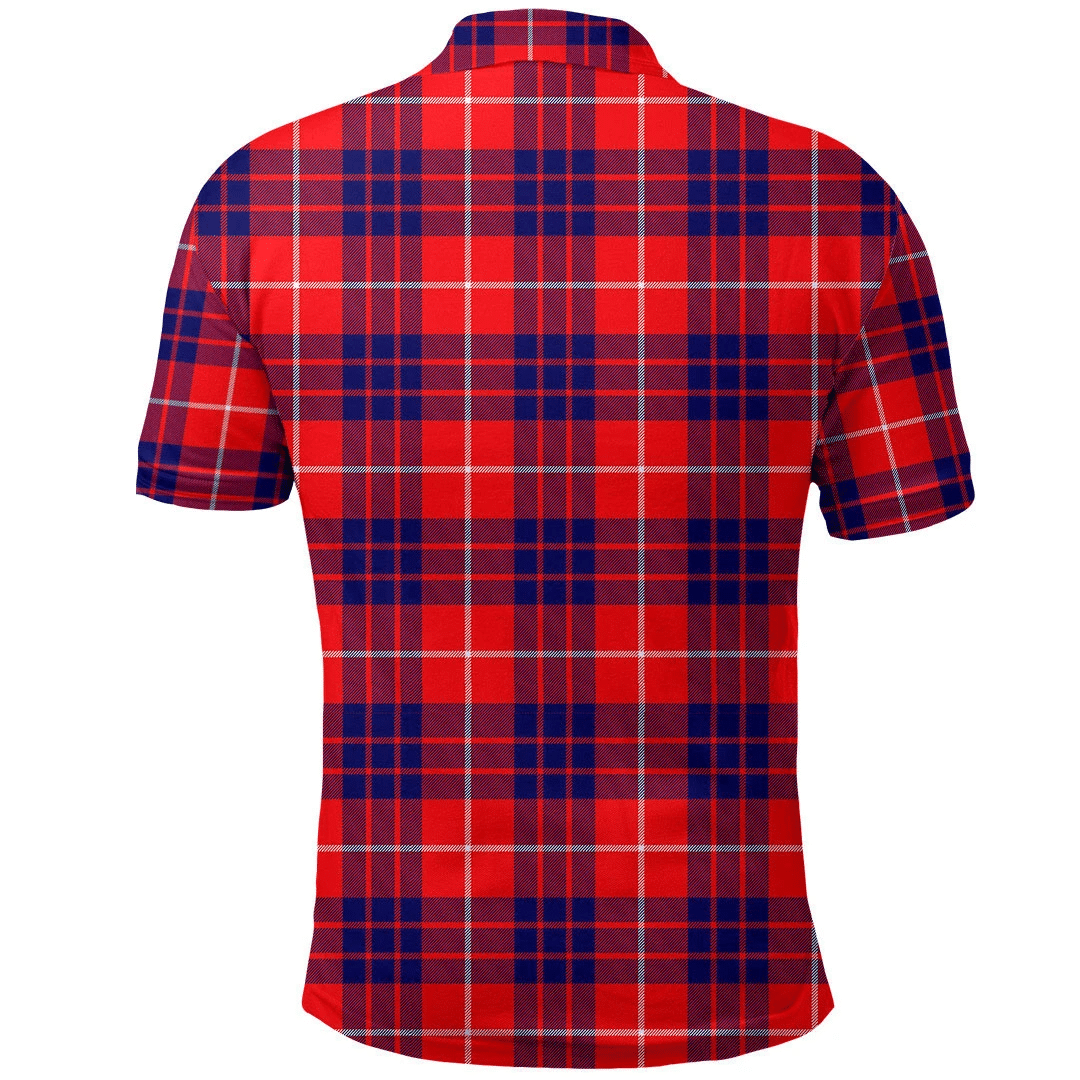 Hamilton Modern Tartan Plaid Polo Shirt