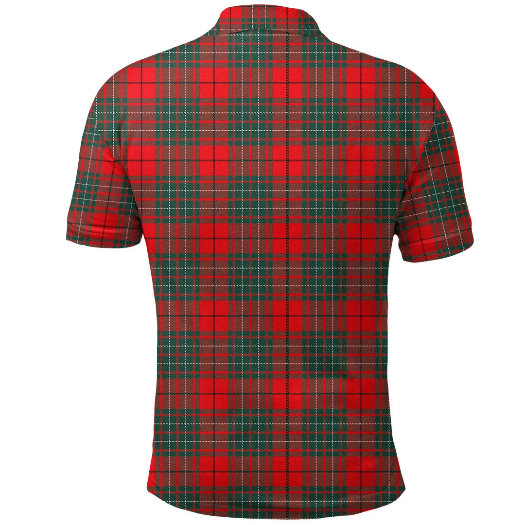 Cumming Modern Tartan Plaid Polo Shirt