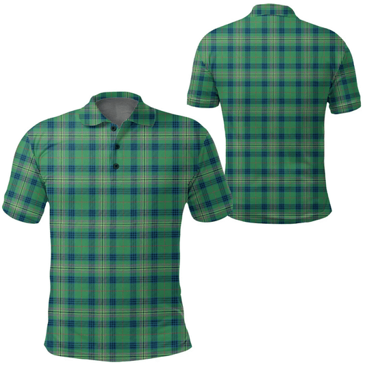 Kennedy Ancient Tartan Plaid Polo Shirt